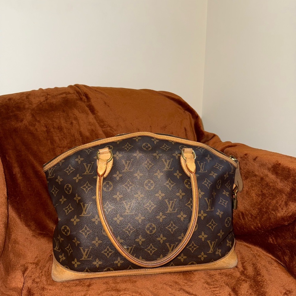 Louis Vuitton Brown Monogram Tote Bag